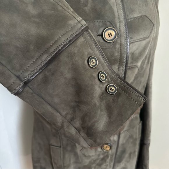 Artico Hand Made in Italy Shearling Coat sz 42 4-6 - Picture 7 of 15